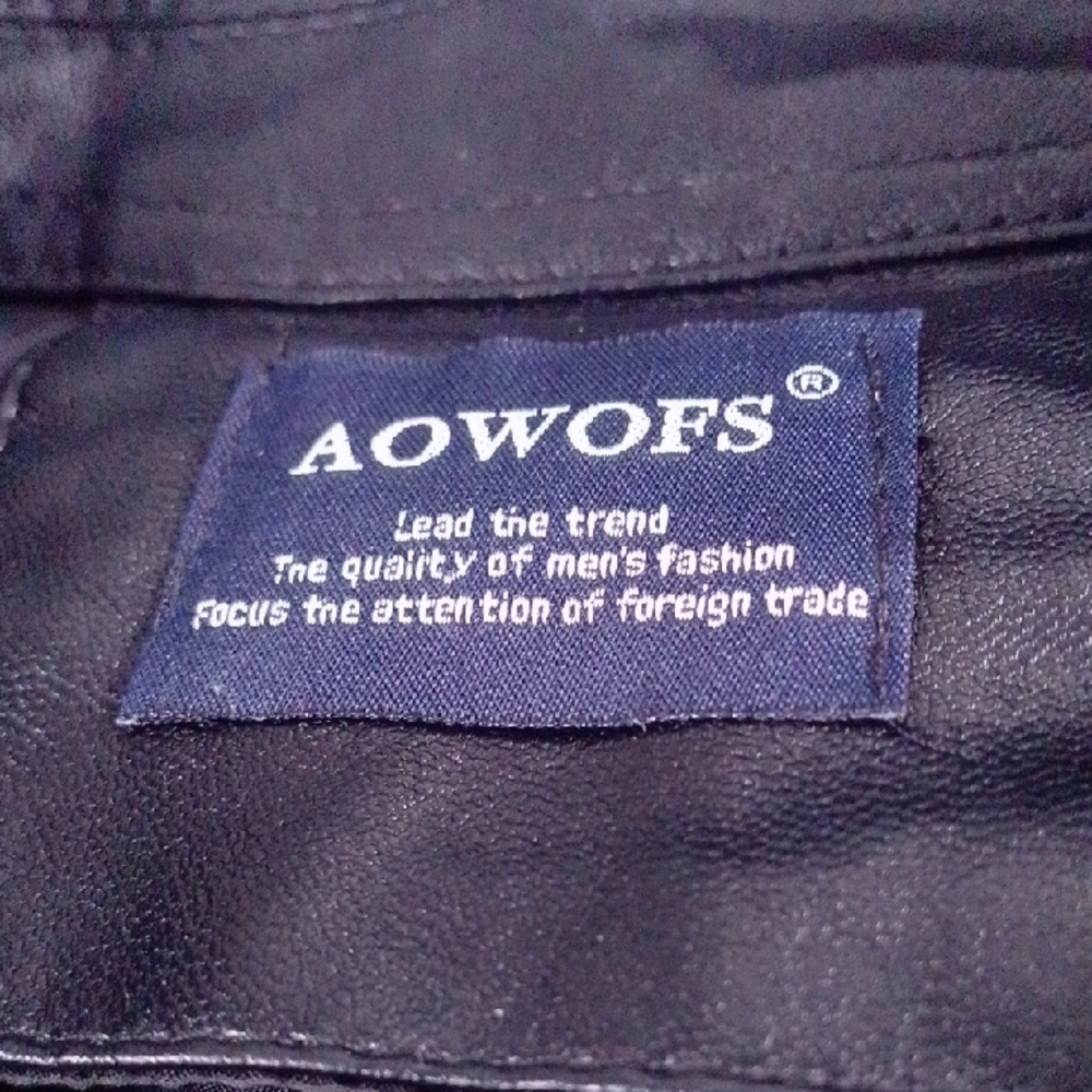 Black Faux Leather Biker Jacket - Picture 5 of 10